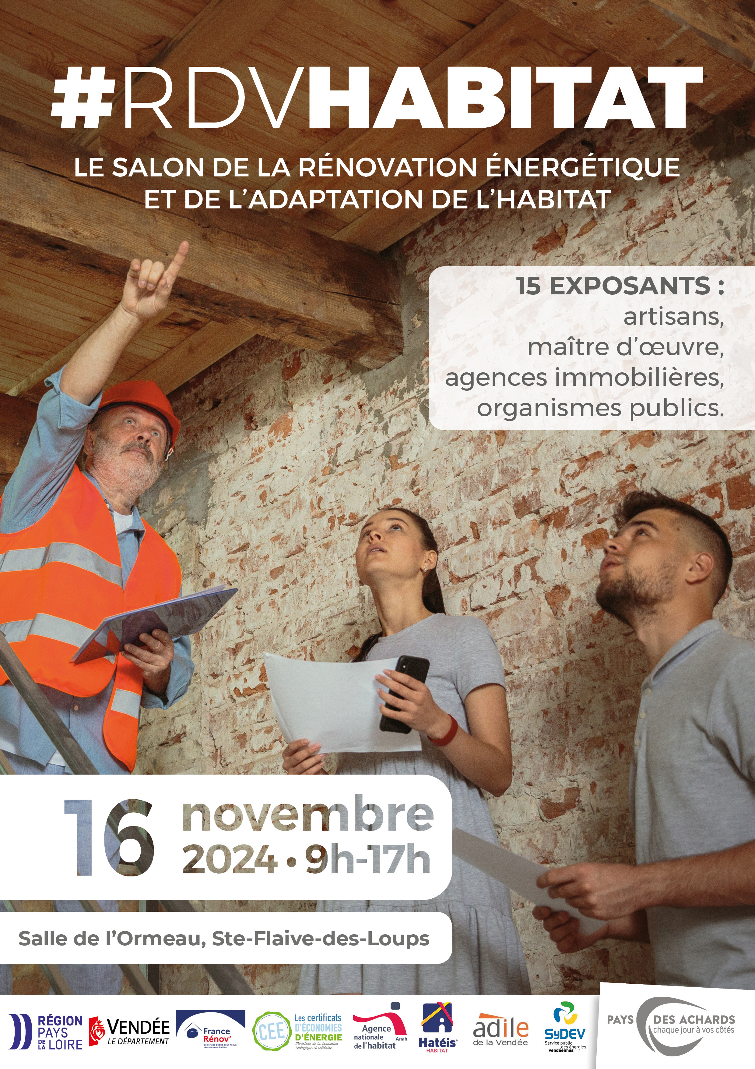 affiche a4 salon habitat