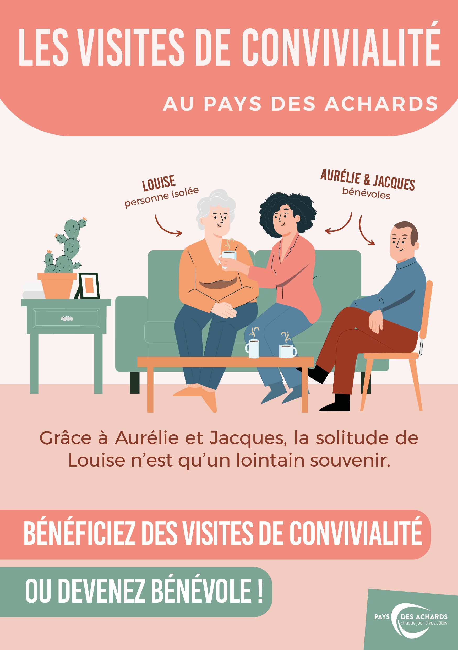 Flyer visites de convivialité Prev seniors