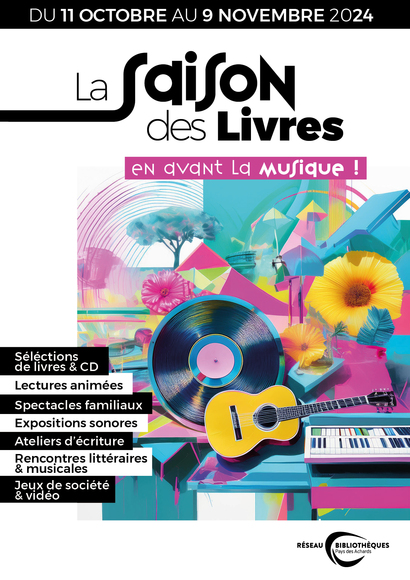 Affiche saison des livres