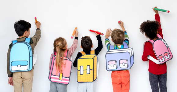 Enfant rentrée scolaire