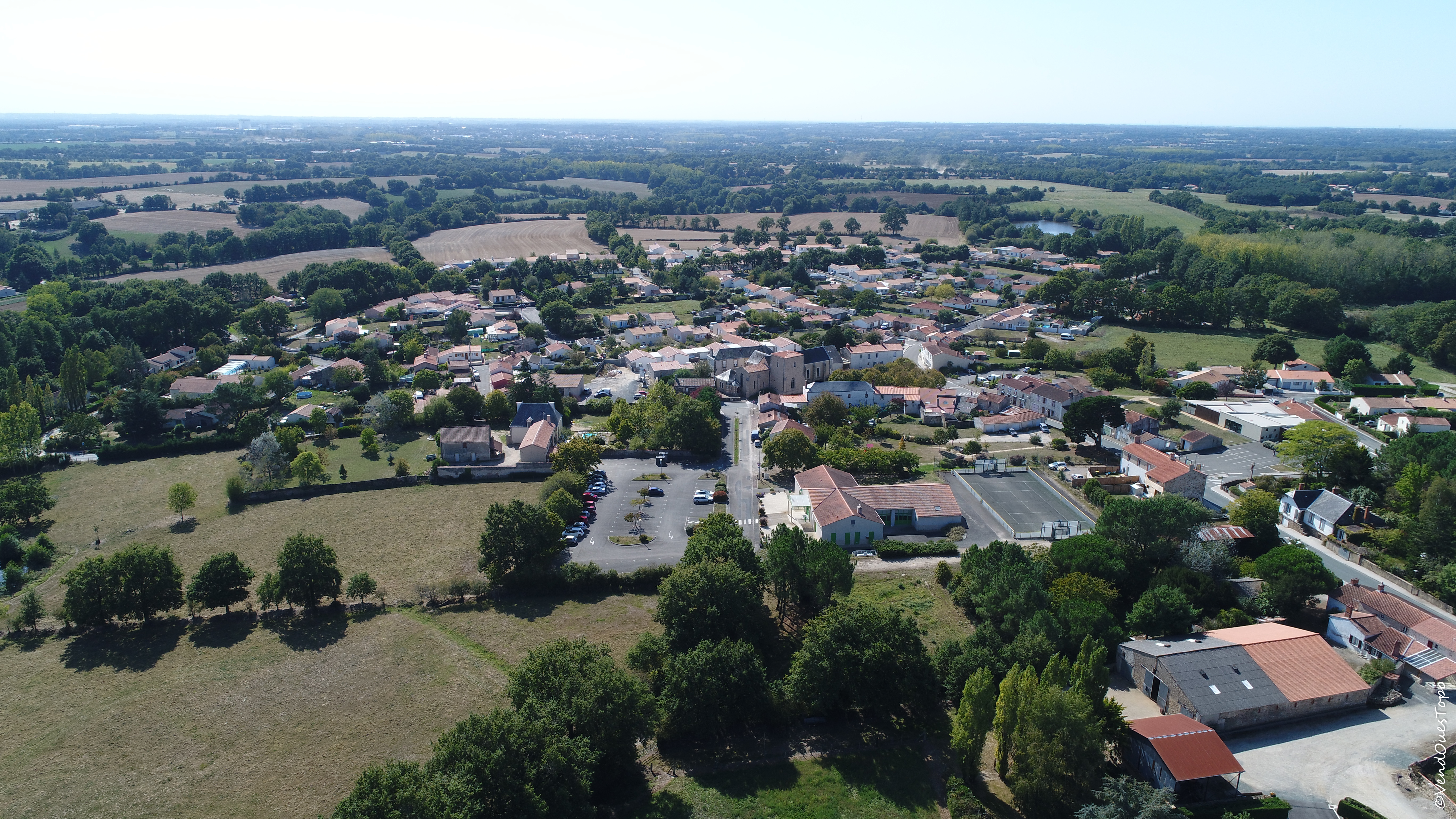 Vue aérienne St Georges